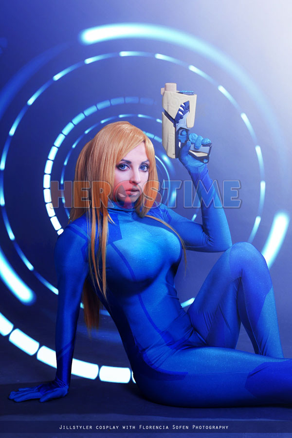 Samus Aran Zero Suit 3D Print Girl Cosplay Costume